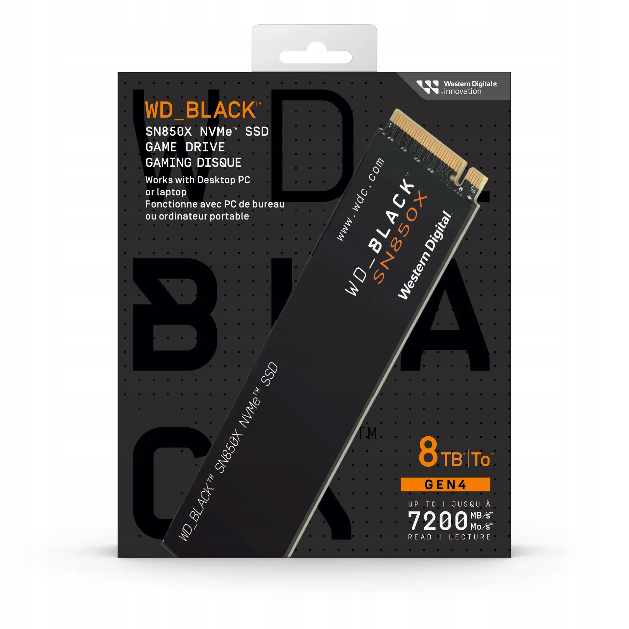 SSD disk Western Digital Russell 8TB M.2 PCIe